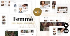 Femme An Online Magazine & Fashion Blog WP Theme