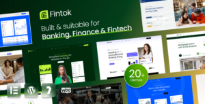Fintok Banking Finance & Fintech WP Theme