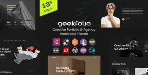 Geekfolio Elementor Creative Portfolio & Agency WP Theme