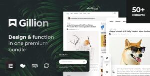 Gillion Multi-Concept Magazine, News, Review WP Theme