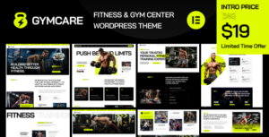 Gymcare Fitness and Gym WP Theme