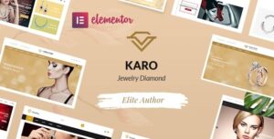 Karo Jewelry Diamond WooCommerce WP Theme