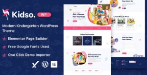 Kidso Modern Kindergarten WP Theme