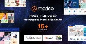 Matico Multi Vendor Marketplace WP Theme