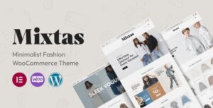 Mixtas Minimalist Fashion WooCommerce Theme