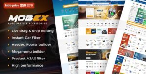 Mobex Auto Parts WP Theme