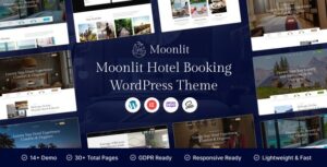 Moonlit Hotel Booking WP Theme