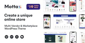 Motta Multi-Vendor and Marketplace WP Theme