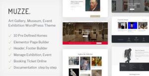 Muzze Museum Art Gallery Exhibition WP Theme