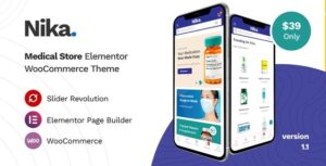 Nika Medical Elementor WooCommerce Theme