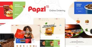 Papzi Fast Food Restaurant WooCommerce Theme