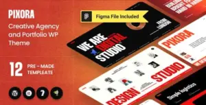 Pixora Creative Agency & Portfolio WP Theme