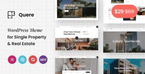 Quere Real Estate & Apartments WP Theme