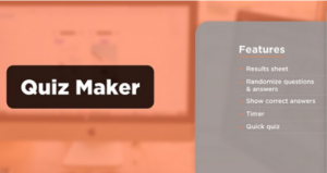 WP Quiz Maker Plugin + Addons