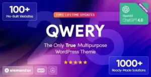 Qwery Multi-Purpose Business WP Theme + ChatGPT