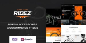 Ridez Bike Shop Elementor WP Theme