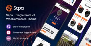 Sapa Product Landing Page WooCommerce Theme