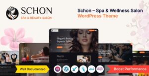 Schon Spa & Wellness Salon WP Theme