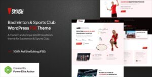 Smash Badminton School & Sports Club WP Theme
