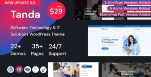 Tanda Technology & IT Solutions WP Theme