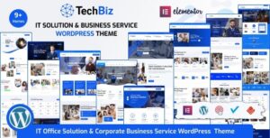 Techbiz IT Solution Service WP Theme