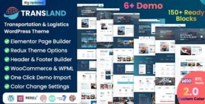 Transland Transportation & Logistics WP Theme