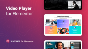 Watcher Flexible Video Player for Elementor