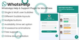 WhatsApp Chat Support Pro WP Plugin
