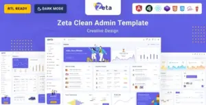 Zeta (6 February 2026) Bootstrap 5 HTML Admin & Dashboard Template