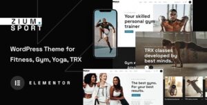 Zium Sports and Fitness WP Theme