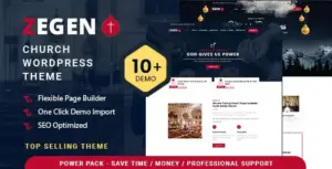 Zegen Church WP Theme