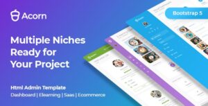 Acorn Bootstrap 5 Html Laravel.Net Admin Template