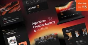 Agencium Creative Agency & Portfolio WP Theme