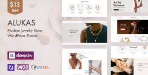 Alukas Modern Jewelry Store WP Theme