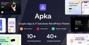 Apka App Landing Page WP Theme