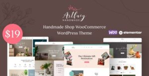 Artfusy Handmade & Crafts Shop WP Theme