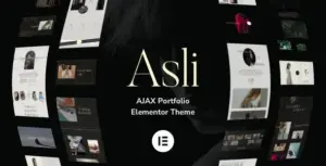 Asli AJAX Portfolio Elementor Theme