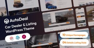 AutoDeal Car Dealer & Listing WP Theme