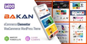 Bakan eCommerce Elementor WooCommerce WP Theme