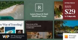 Belicia Luxury Resort & Hotel WP Theme
