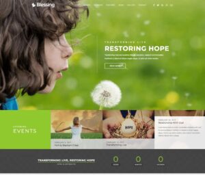 Blessing WP Theme for Church Websites