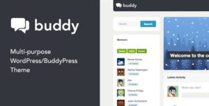 Buddy Simple WP & BuddyPress Theme