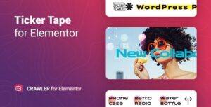 Crawler Ticker Plugin for Elementor