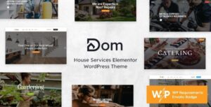 Dom House Services Elementor WP Theme