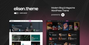 Elisen Blog & Magazine WP Theme