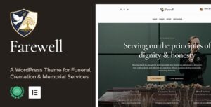Farewell Funeral & Memorial Services WP Theme