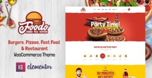 Foodo Fast Food Restaurant WP Theme