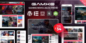 Gamxo WP Gaming News & Blog Theme