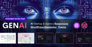 GenAI AI Agency & Technology Startup Elementor WP Theme