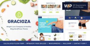 Gracioza Weight Loss Company & Healthy Blog WP Theme